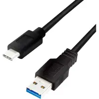 Logilink CU0166 USB-kabel 0,15 m USB 3.2 Gen 1 (3.1 Gen 1) USB A USB C Zwart