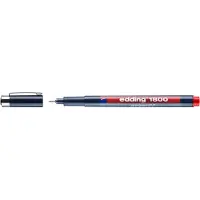 Edding 1800 profipen - 0,3 mm - rood