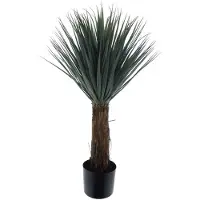 Buitengewoon Boet Yucca Rostrata in pot groen 90 cm kunstplant