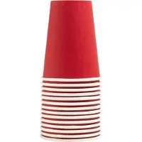 PROnappe kartonnen-drinkbeker, rood, 0,2 l