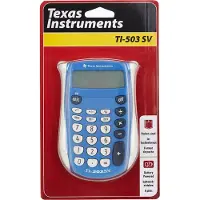Texas Instruments Zakrekenmachine TI-503SV 80 mm Blauw
