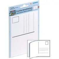 Herma briefkaart-etiketten wit 95x145 10 vel 7758