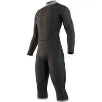 Mystic Brand Flatlock 3/2mm Long Sleeve Shorty Met Rits Op De Rug
