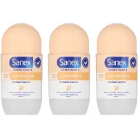 Sanex Derma Care+ Sensitive Anti-Transpirant Roll-On 53 ml – 72u Bescherming – 3-Pack
