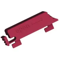 Bachmann PDU borgclips, voor C13 aansluitingen, rood