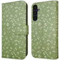 IMoshion Design Bookcase voor de Samsung Galaxy A55 - Green Flowers