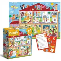 Dodo Wimmelpuzzel "Huisdieren" - 60 Stukken, Leeftijd 4+