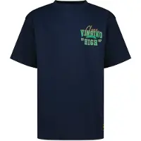Vingino Oversized T-shirt Hendric Jongen Blauw 176