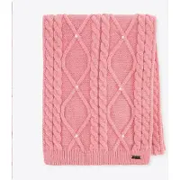 WITTCHEN - Dames Sjaal - Roze - Met Parelmotief