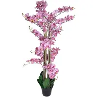 Buitengewoon Boet Phalaenopsis Orchidee in pot 140 cm Tiger Cerise kunstplant