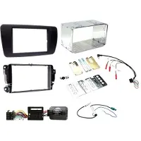Connects2 2-DIN KIT Seat Ibiza 08> Azabache Zwart