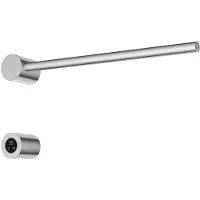 Hotbath &MORE set van 1 rails RARH 50 ROUND 50 cm met separate schakelaar Chroom (Exclusief inbouwdeel)