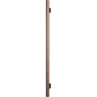 Hotbath &MORE rails RARVM135 ROUND135 cm met geintegreerde schakelaar, single mouting Geborsteld Koper PVD (RARVM135BCP)