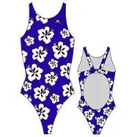 Turbo Hawaii Pro Resist Swimsuit Blauw 3XL Vrouw