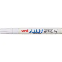 Uni-Ball Permanente markeerstift Uni-Ball PX-20 Wit (12 Stuks)