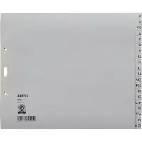 Leitz A - Z Alfabetische tabbladen A4 Grijs 20 tabs 100 g/m² Karton 3 Gaten 1200