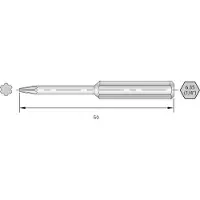 Bernstein 6-IP09-50 Torx-bit 50 mm HRC-staal Hooggelegeerd C 6.3 6 stuk(s)