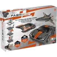 Lansay Jeu de construction Fabrikid Kit Vehicules Super Speed
