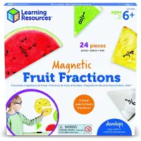 Learning Resources Magnetic Fruit Fractions - 3+