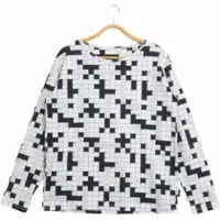 Snurk Long Sleeve Shirt Women Crossword-XXL