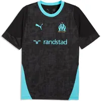 Puma Olympique de Marseille trainingsshirt voor Heren, Zwart, Maat XS