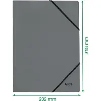Leitz Recycle Elastomap 3908 A4 Co2 Gecompenseerd Blauw 100% gerecycled Karton