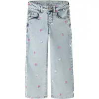 Name it Jeans 'NMFrose' blauw denim / lichtroze / wit