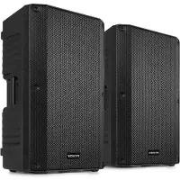 VONYX Passieve speakerset - VSA15P speakerset 15'' passieve speakers met 2000W vermogen voor muziek, zang en spraak