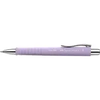 Faber-Castell Poly Ball Intrekbaar Balpen Blauw 0,6 mm Extra breed Balpen Navulbaar