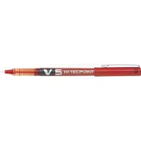 Pilot Hi-Tecpoint Niet-intrekbaar Rollerballpen Rood 0,3 mm Fijn Naaldpunt 71% Gerecycled