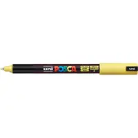Uni-Ball acrylmarker - ultrafijn PC-1MR - 0,7 mm - geel