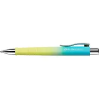 Faber-Castell Poly Ball Intrekbaar Balpen Blauw 0,6 mm Extra breed Balpen Navulbaar