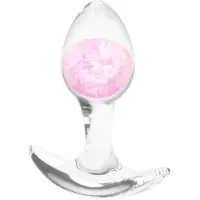 NSNovelties - buttplug transparant - klein - roze
