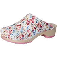 Bighorn Ideale Huis Clog Wit Bloem | 6006 | Maat 42