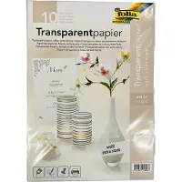 Folia Paper Transparant papier folia a4 115gr 10 vel wit