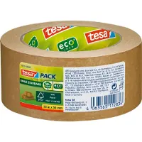 TESA Verpakkingstape Laag Geluidsniveau tesapack Paper Standard Bruin 50 mm (B) x 50 m (L) Papier