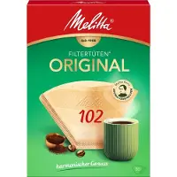 Melitta ORIGINAL 102 Koffiefilters Bruin Pak van 80