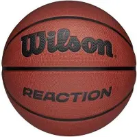Wilson - NBA - Basketbal - Reaction - Maat 7 - Recreatieve Basketbal - Bruin - WZ3022601XB7 - inclusief oppomp nippel