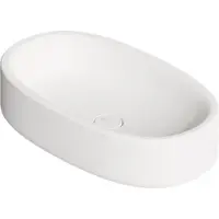 Salenzi Waskom idilla 60 cm ovaal mat wit