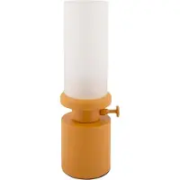 Leitmotiv Tafellamp Camp LED - Geel - 9x9x29.5cm - Scandinavisch