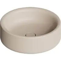Salenzi Waskom Idilla 40 cm Deens Ovaal Mat Beige (incl. plug)