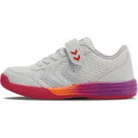 Hummel Sneakers 'Multiplay Flex' mandarijn / zilver / wit