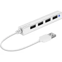 Speedlink SL-140000-WE USB-Hub SNAPPY SLIM 4-fach weiß