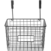 Orion Hangmand voor aan de kastdeur, metaal, zwart, RADKA, 25x16x30 cm