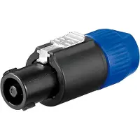 Goobay Speakon connector | M | (4-pin, Schroefbevestiging)