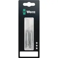 Wera 868/4 Z SB Binnenvierkant Bits, # 1 x 50 mm, 2-delig - 05073076001