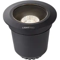 Lightpro Grondspot 12V | Atik R1 | 3000K | 950 lumen | IP67 | Zwart | 9W