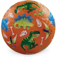 Crocodile Creek speelbal dinosaurus 18cm - kleurrijk buitenspeelgoed.