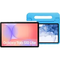 Samsung Galaxy Tab S10 Lite 10,9 inch 128 GB Wifi Grijs + Kids Cover Blauw