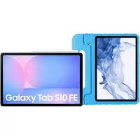 Samsung Galaxy Tab S10 FE 10,9 inch 128GB Wifi Lichtblauw + Just in Case Kids Cover Blauw